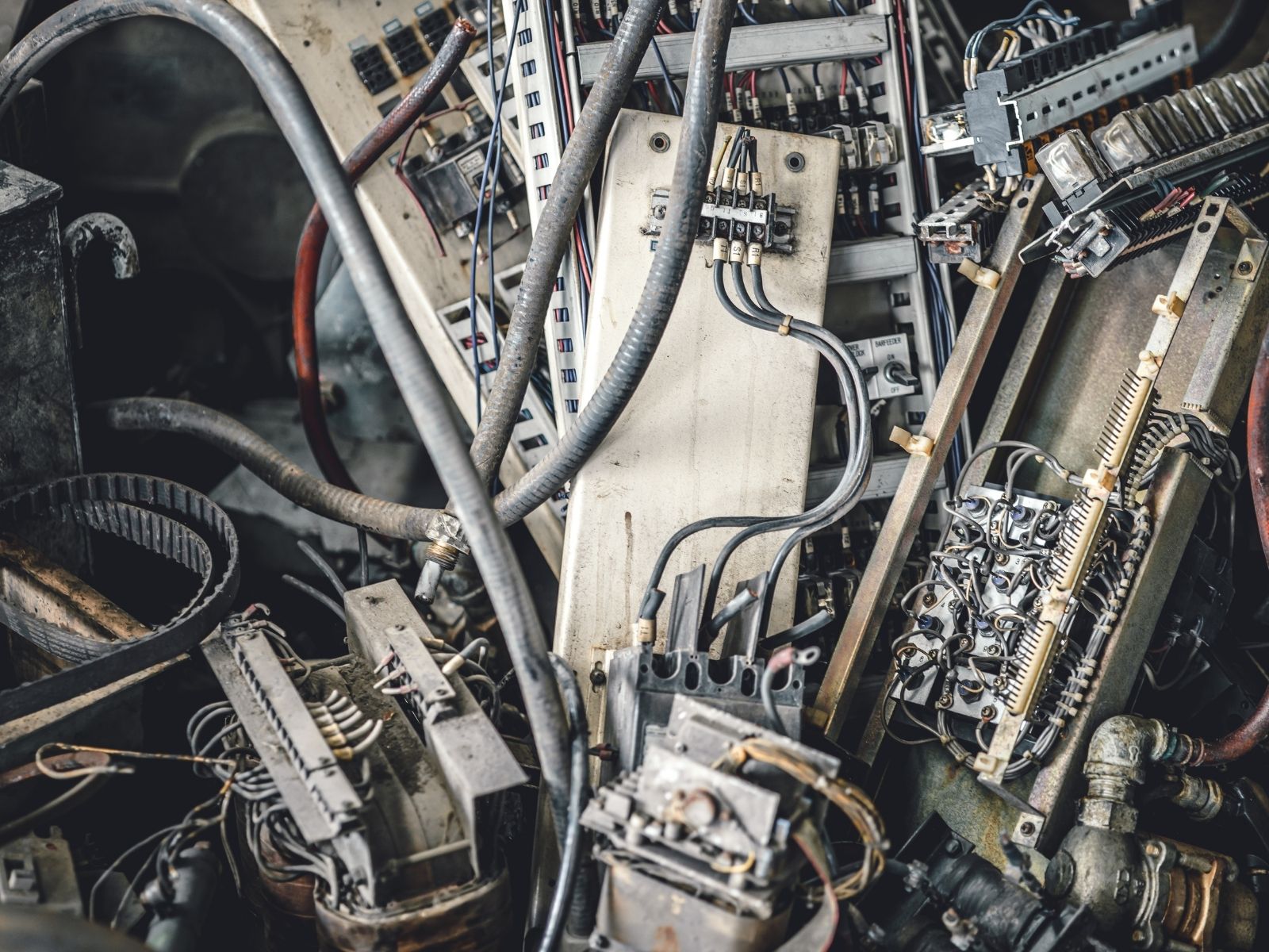 kabel auf einen haufen 